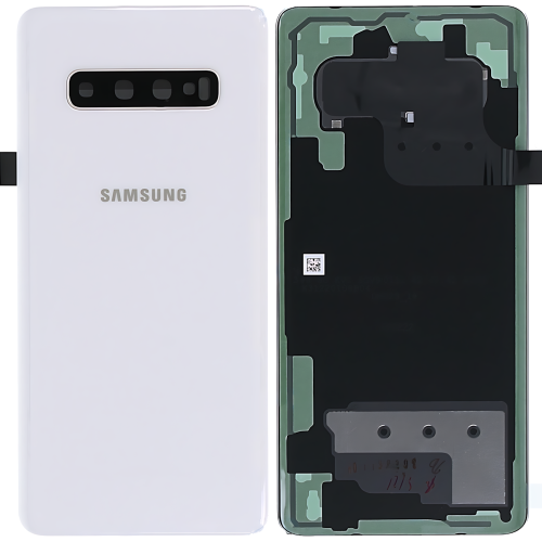 Samsung S10Plus G975F Cover Posteriore + Supporto Fotocamera Bianco