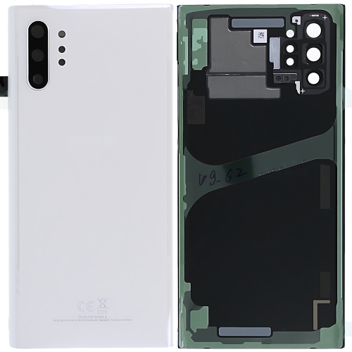 Samsung Note 10Plus N975F N976B Cover Posteriore + Supporto Fotocamera Bianco