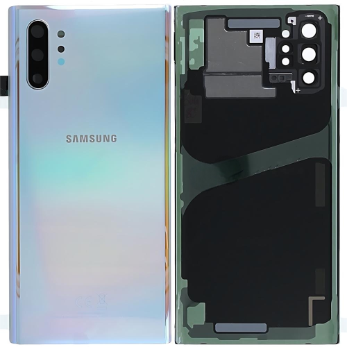 Samsung Note 10Plus N975F N976B Cover Posteriore + Supporto Fotocamera Argento