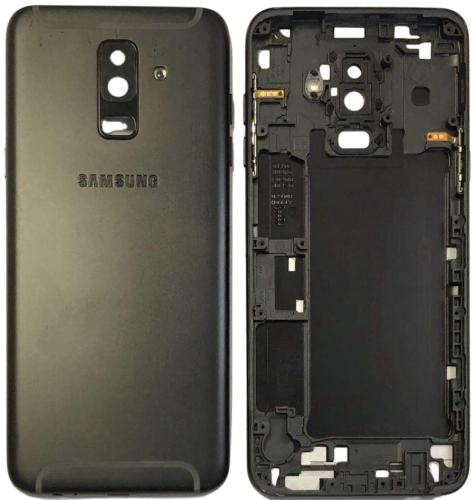 Samsung A605F A6Plus 2018 Cover Posteriore Nero
