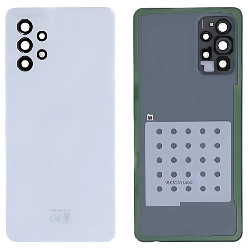 Samsung A725F A72 4G 2021 A726B A72 5G 2021 原装后盖带镜片 白