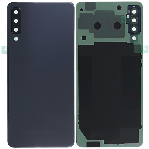 Samsung A7 2018 A750F Cover Posteriore + Supporto Fotocamera Nero