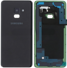Samsung A530F A8 2018 Cover Posteriore + Supporto Fotocamera Nero