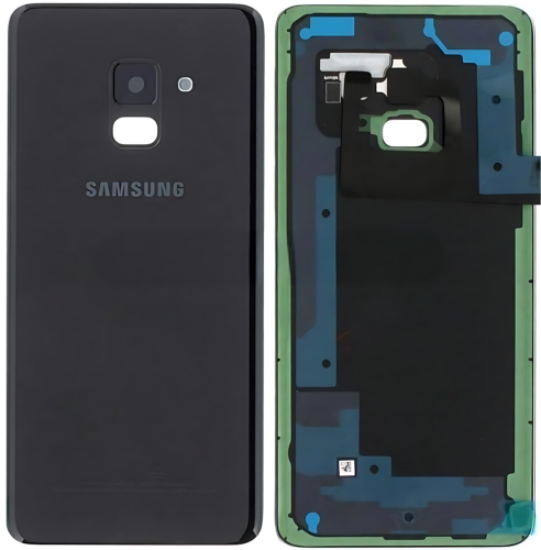 Samsung A530F A8 2018 Cover Posteriore + Supporto Fotocamera Nero
