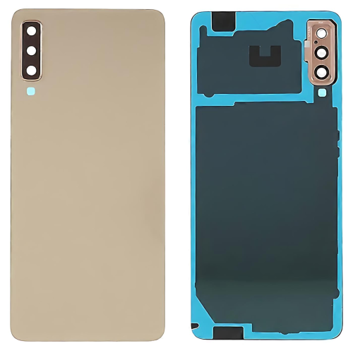 Samsung A7 2018 A750F Cover Posteriore + Supporto Fotocamera Oro