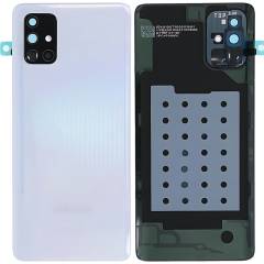 Samsung A715F A71 2020 后盖带镜片 白