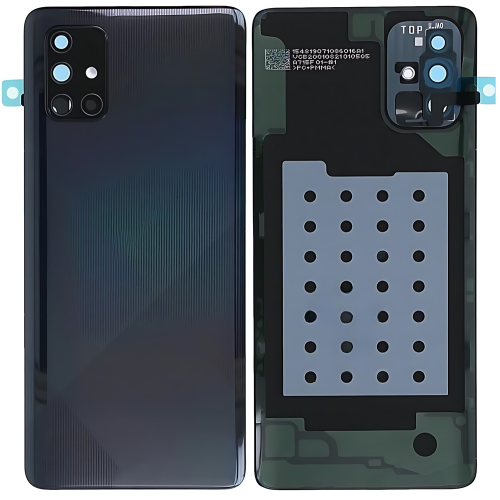 Samsung A715F A71 2020 后盖带镜片 黑