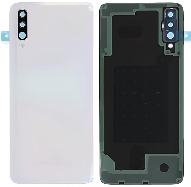 Samsung A505F A50 2019 Cover Posteriore + Supporto Fotocamera Bianco