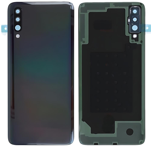 Samsung A505F A50 2019 Cover Posteriore + Supporto Fotocamera Nero