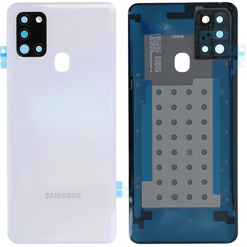 Samsung A217F A21S 2020 后盖带镜片 白