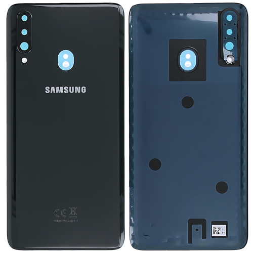 Samsung A207F A20S 2019 Cover Posteriore + Supporto Fotocamera Nero
