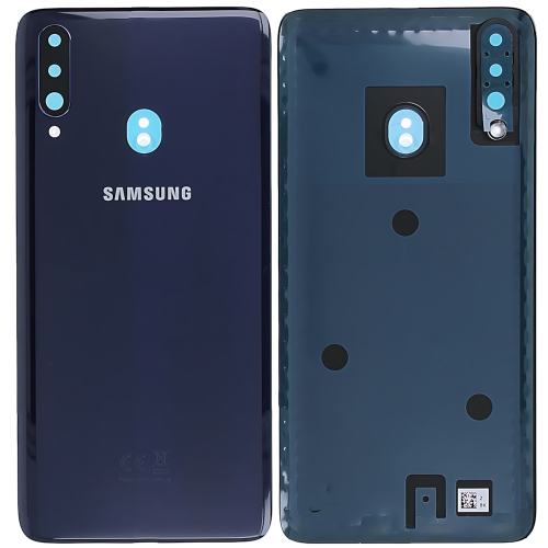Samsung A207F A20S 2019 Cover Posteriore + Supporto Fotocamera Blu