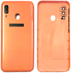 Samsung A202F A20E 2019 后盖 桔黄