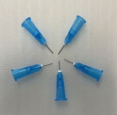 Ago per macchina dosatrice a testa piatta da 0.6 mm (5 pezzi per confezione, colori casuali)