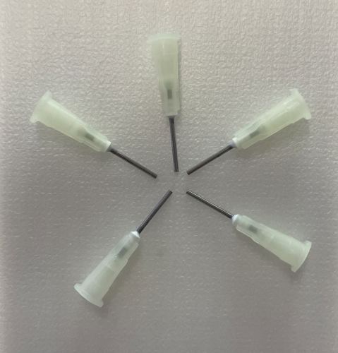 Ago per macchina dosatrice a testa piatta da 1.0 mm (5 pezzi per confezione, colori casuali)