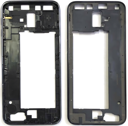 Samsung J6 Plus J610F Frame Cornice Centrale Nero