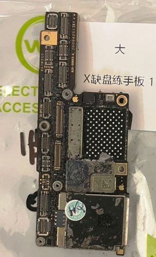 iphone X 缺盘拆件练手板 (适用拆件、练手 料板多为拆焊过或维修过，每块板缺失不同,介意者请慎拍!)