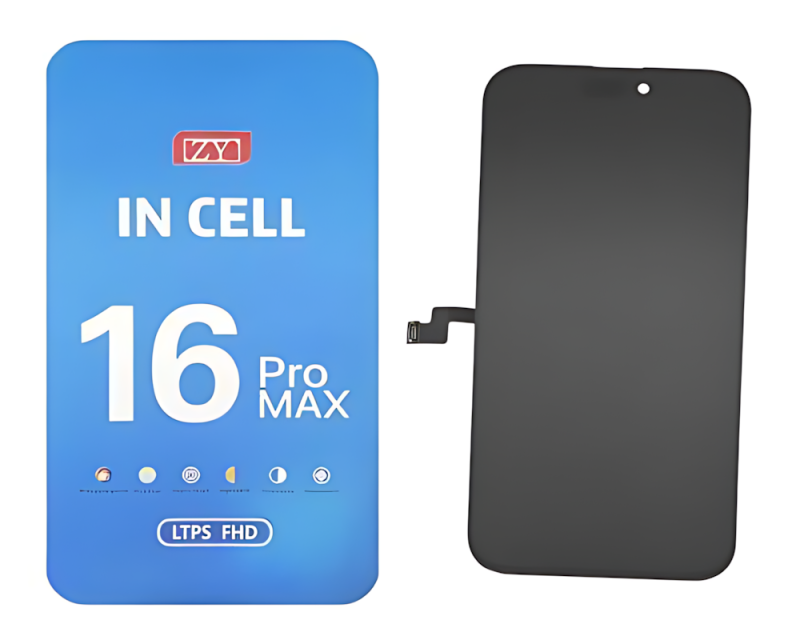IPhone 16Pro Max ZY 国产背光屏 黑 FHD (LTPS) 1080P (刷新率：120HZ)