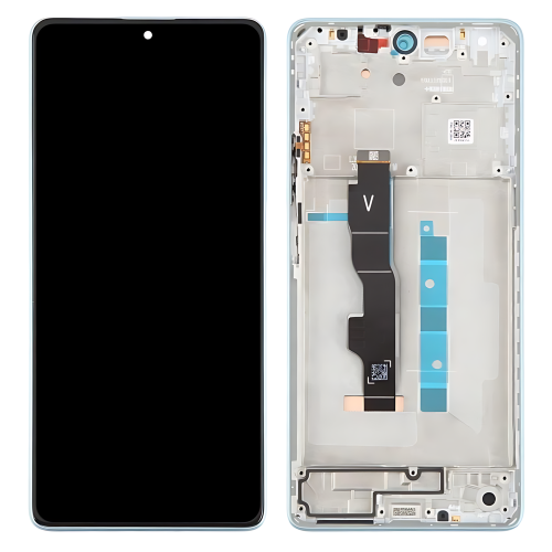 Xiaomi Redmi Note 13 5G Display ORIGINALE + Frame Blu 2312DRAABG 23049PCD8G 23049PCD8I