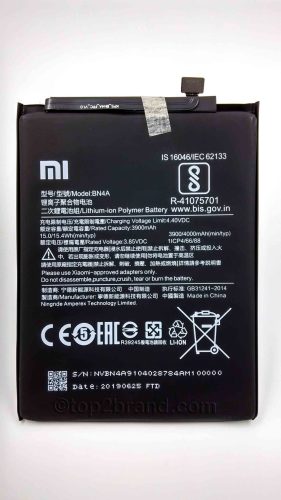 Batteria De Grande Capacita 4000mAh BN4A Xiaomi Redmi Note 7 Redmi Note 7Pro M1901F7G M1901F7H M1901F7I (Prodotto Nello Stabilimento Di Deji, Senza Logo)