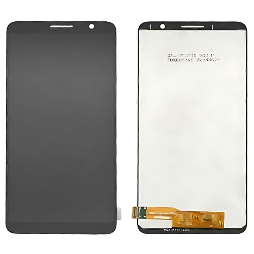 TCL 501 T433D T433E Display RIGENERATO Senza Frame Nero