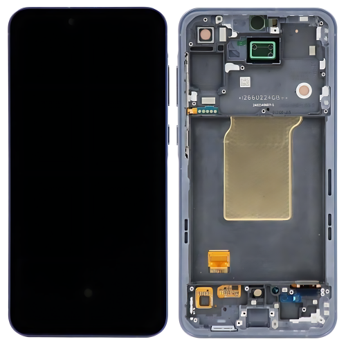 Samsung A556B A55 5G 2024 Display OLED + Frame Nero/Blu Marino