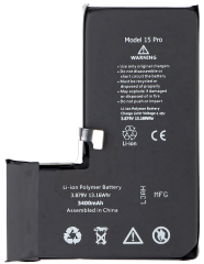 IPhone 15Pro 高容量电池 3400MAH (DEJI 工厂生产，没Logo)
