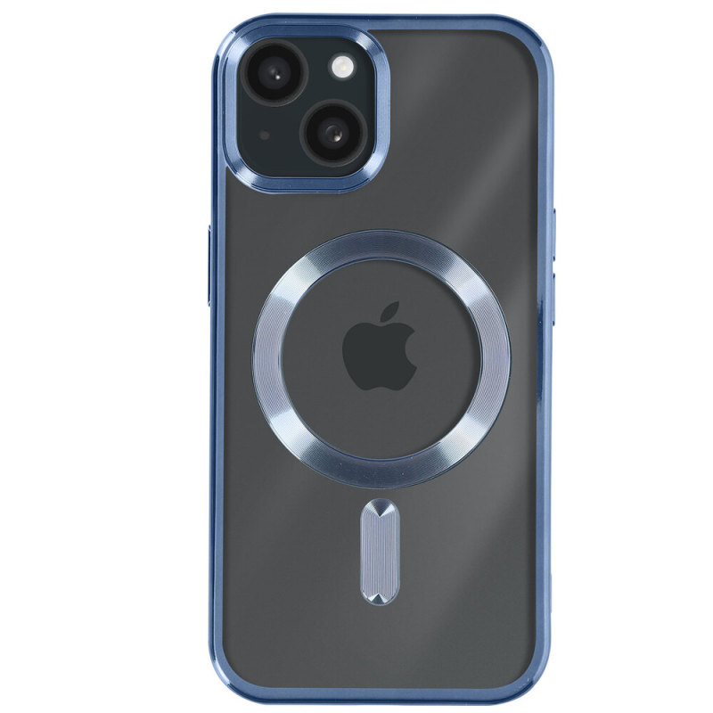 IPhone 15 Cover Magnetica Blu