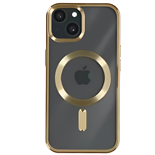 IPhone 15Plus Cover Magnetica Oro