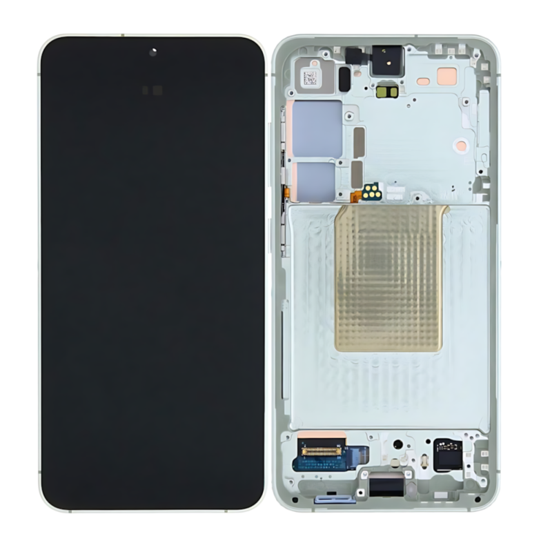 Samsung S24 5G S921B 售后原装总成带框 绿 (售后原装单片组装总成)