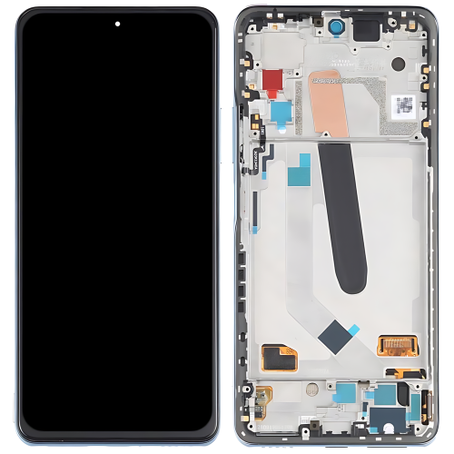 Xiaomi Mi 11i Mi 11Pro Mi 11X Pro M2012K11G M2012K11I Poco Phone F3 Poco F3 M2012K11AG Display ORIGINALE + Frame Blu