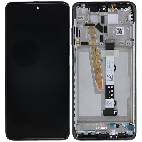 Xiaomi Poco x3 Poco x3NFC Poco x3Pro J20S Display ORIGINALE + Frame Service Pack Nero M2007J20CG M2007J20CT