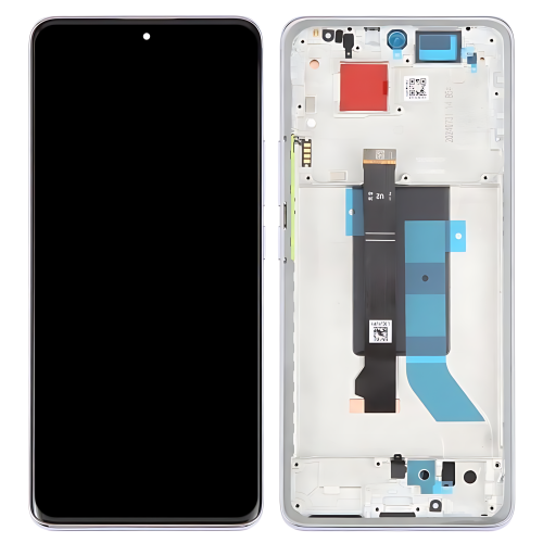 Xiaomi Redmi Note 14Pro 5G 24090RA29G Poco X7 24095PCADG (200mp) Display ORIGINALE + Cornice Service Pack Viola