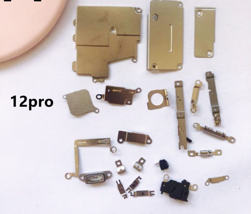 Set completo all'interno piccolo supporto in metallo per iphone 12 pro