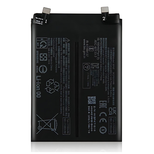 Batteria De Grande Capacita 4500mAh BP47 Xiaomi Redmi Note 11Pro Plus 5G 21091116UG 21091116UC (Prodotto Nello Stabilimento Di Deji, Senza Logo)