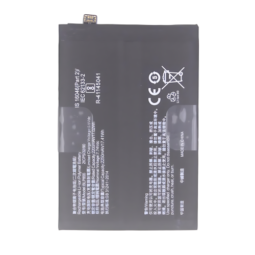 高容量电池 4400mAh BLP855 OPPO Reno 8 5G Find X5Lite Reno 7 5G CPH2359 CPH2371 (DEJI 工厂生产，没Logo)