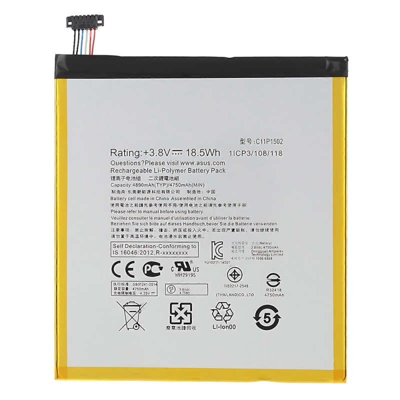 Asus ZenPad 10 Z300C Z300CG Z300CL Z300M Z301M Batteria P00C P023 P021 P01T C11P1502