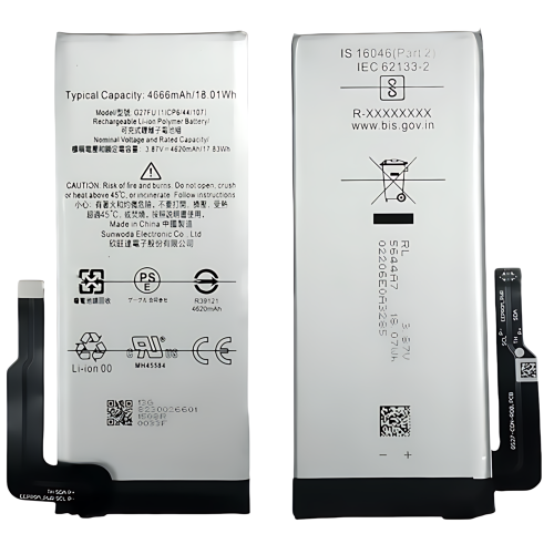 Google Pixel 5A G1F8F G4S1M Batteria G27FU