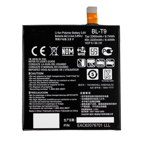 电池 BL-T9 LG Nexus 5 D820 XScreen K500n
