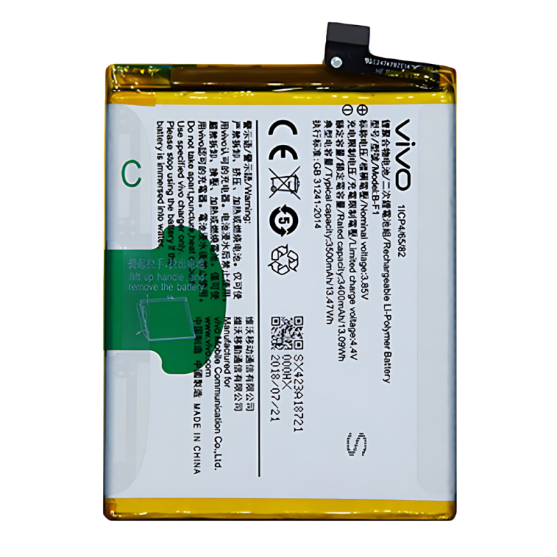 电池 B-F1 B-F3 B-F0 B-G7 B-G1 Vivo iQOO Neo3 Z1 S1 V15 V11 Pro Z5X Y3 Y11 Y17 2019 Y12 Y15 X27 X21s Y50 Y30 5G