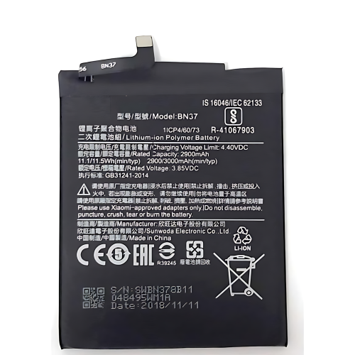 Batteria BN37 Xiaomi Redmi 6 Redmi 6A M1804C3CG M1804C3CH M1804C3CI