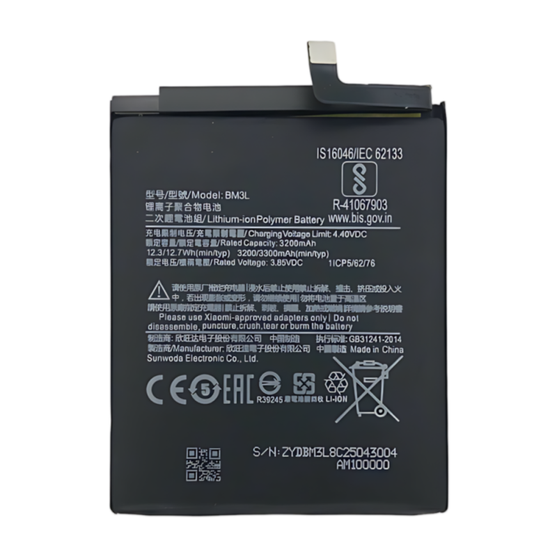 电池 BM3L Xiaomi Mi 9 M1902F1G