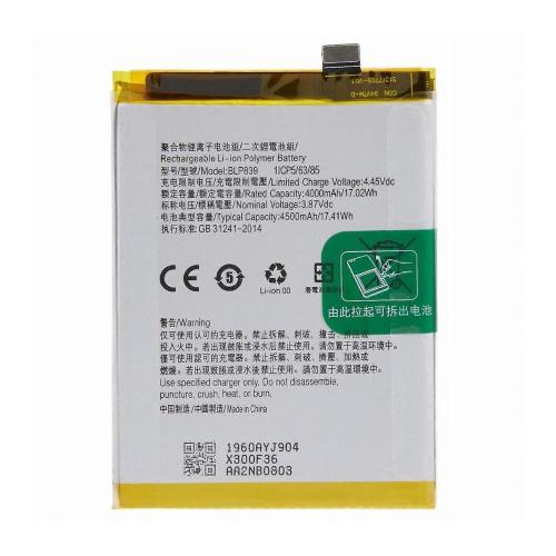 高容量电池 4310mAh BLP839 OPPO A94 5G CPH2211 Reno 5 F19Pro Plus 5G CPH2213 Reno 5Z A95 5G Reno 6Z CPH2237 Reno 6 4G CPH2203 (DEJI 工厂生产，没Logo)