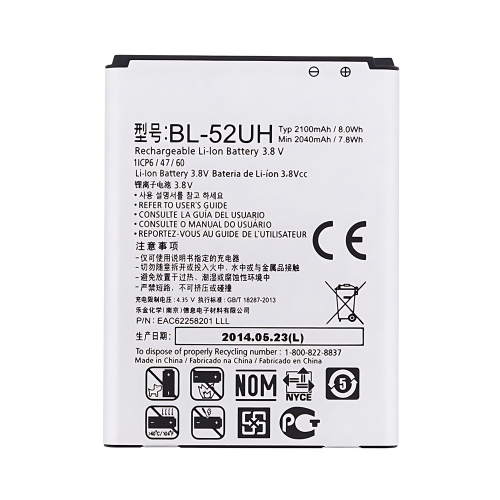 电池 BL-52UHB LG Spirit C70 L70 H440Y D320 D325 D280 D310N