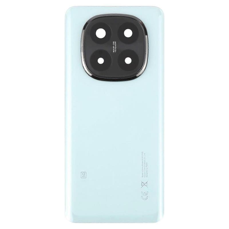 Xiaomi Redmi Note 14Pro Plus 5G 后盖带镜片 蓝绿 24115RA8EG