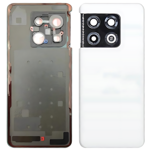 One Plus 10Pro Cover Posteriore ORIGINALE + Supporto Fotocamera Bianco NE2210 NE2211 NE2213 NE2215 NE2217