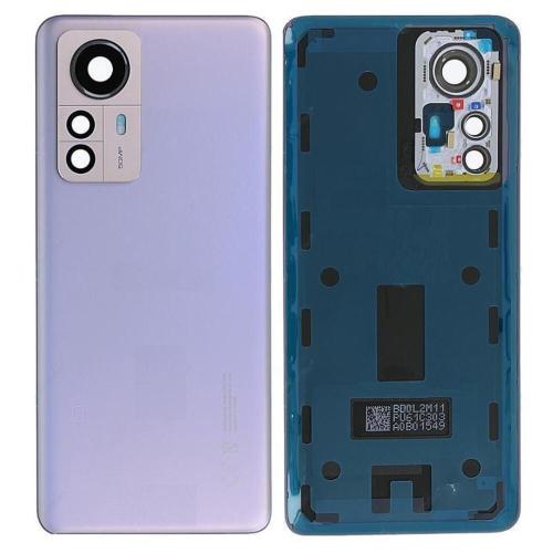 Xiaomi Mi 12Pro Cover Posteriore + Supporto Fotocamera ORIGINALE ViolaOro 2201122C 2201122G