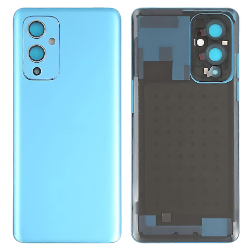 One Plus 9 Cover Posteriore ORIGINALE + Supporto Fotocamera Blu LE2113