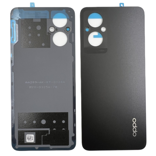 OPPO Reno 8Lite 原装后盖带镜片 黑 CPH2343