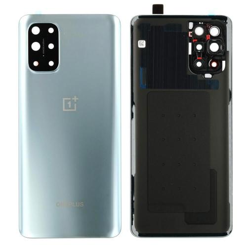 One Plus 8T Cover Posteriore ORIGINALE + Supporto Fotocamera Argento KB2001 KB2000 KB2003